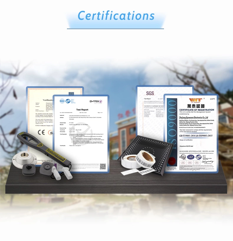 RF40R Factory high sensitivity antitheft round eas rf label 40mm