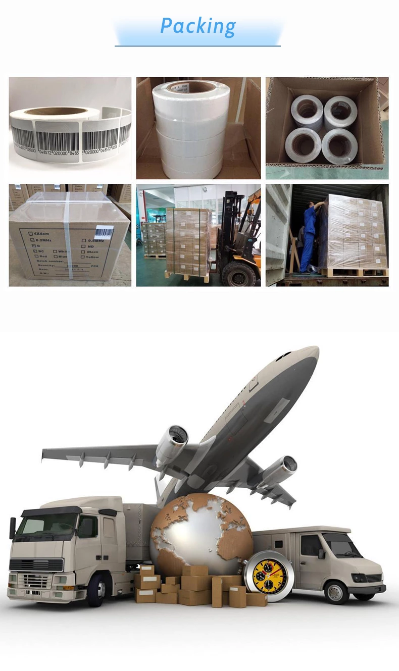 RF40R Factory high sensitivity antitheft round eas rf label 40mm