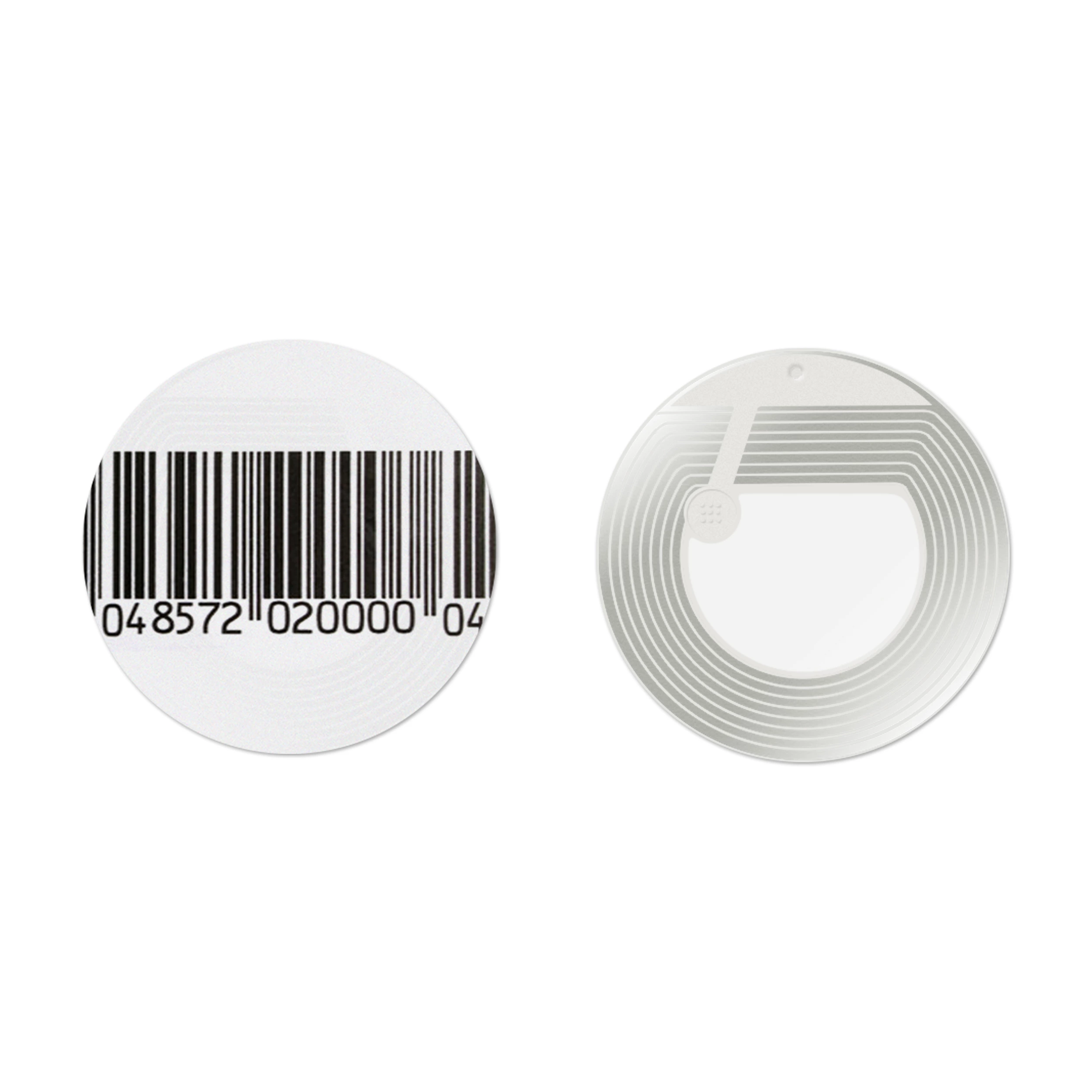 RF40R Factory high sensitivity antitheft round eas rf label 40mm
