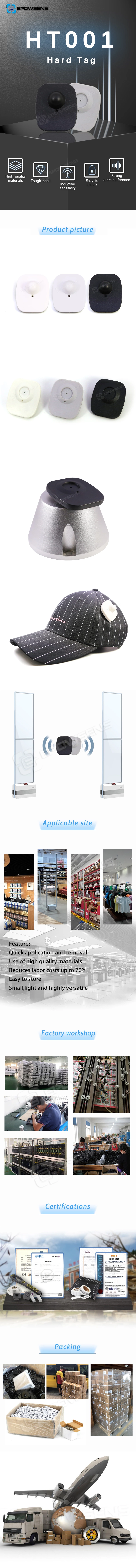 HT001 Durable anti-theft tags for clothing store theft prevention