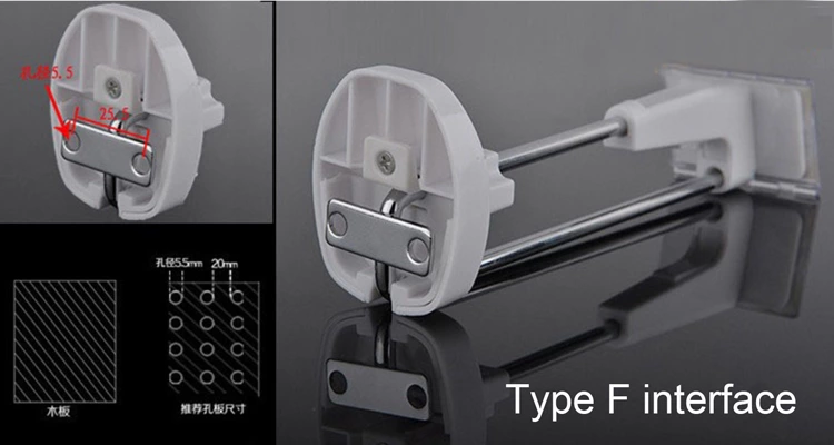 HK001 Retail security display stop lock shelf slatwall pegboard hook for supermarket