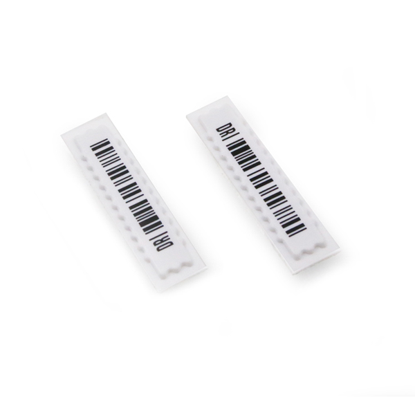 AM007 wavy edge AM label barcode white 58KHz