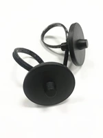 BT009 Black round EAS 55mm plastic anti theft bottle tag for supermarket