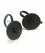 BT009 Black round EAS 55mm plastic anti theft bottle tag for supermarket