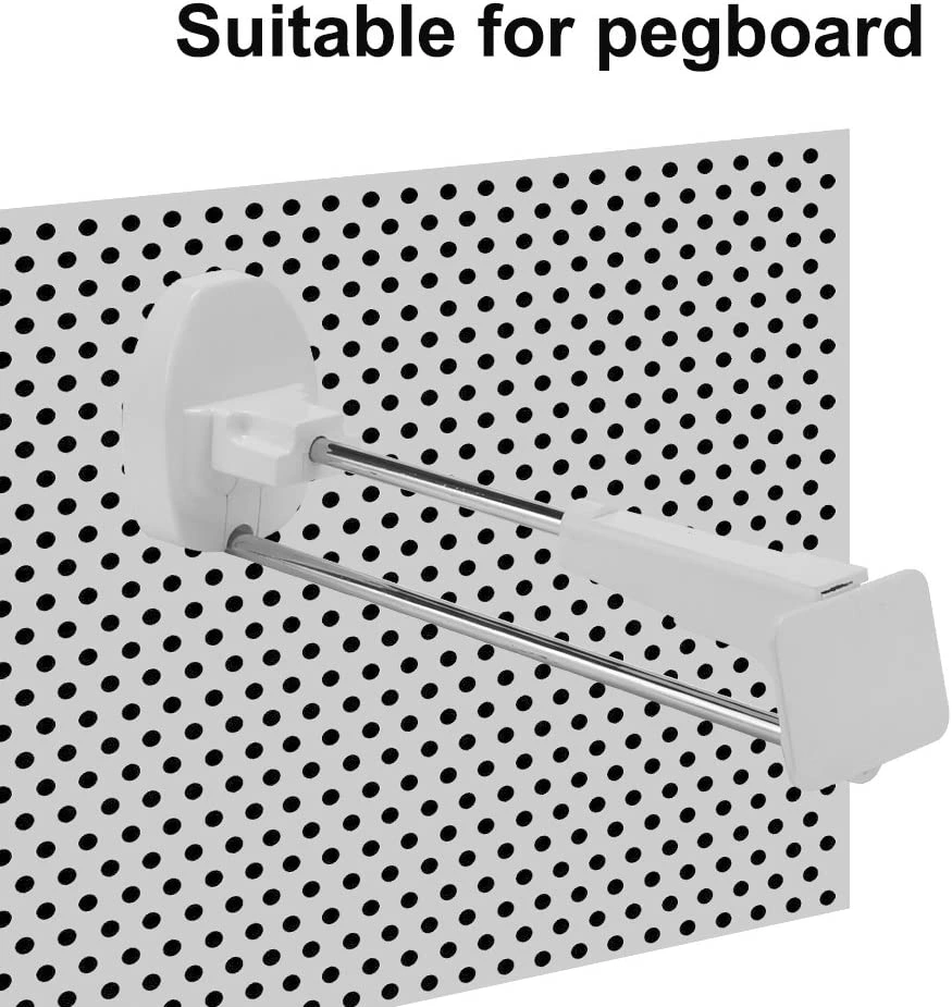 HK001 Retail security display stop lock shelf slatwall pegboard hook for supermarket