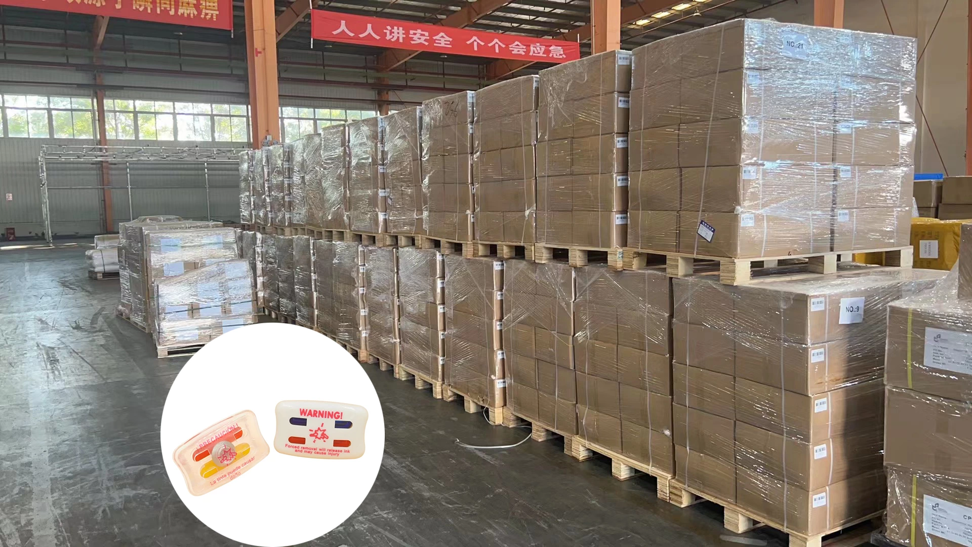 One million anti theft security ink tags ship out
