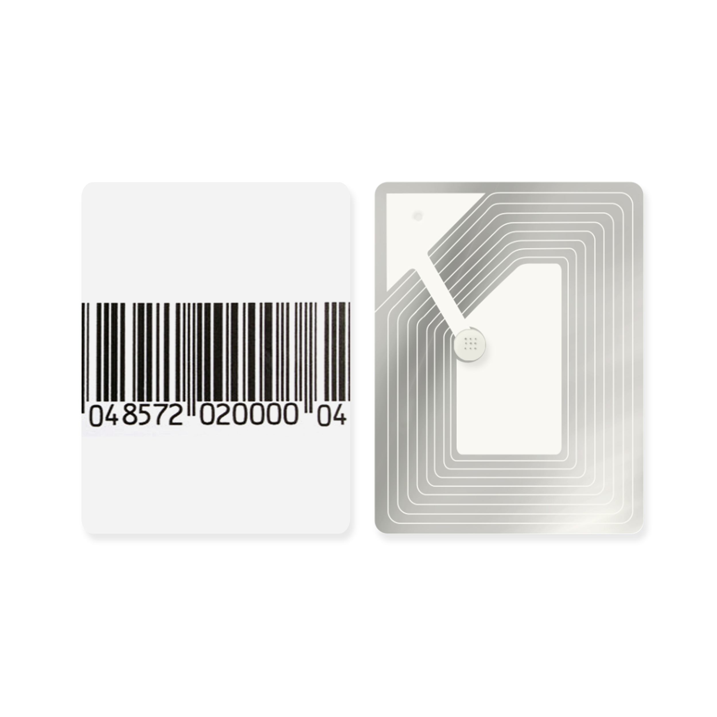 RF3040 Retail store anti shoplifting 30x40mm RF security stickers 8.2mhz soft label