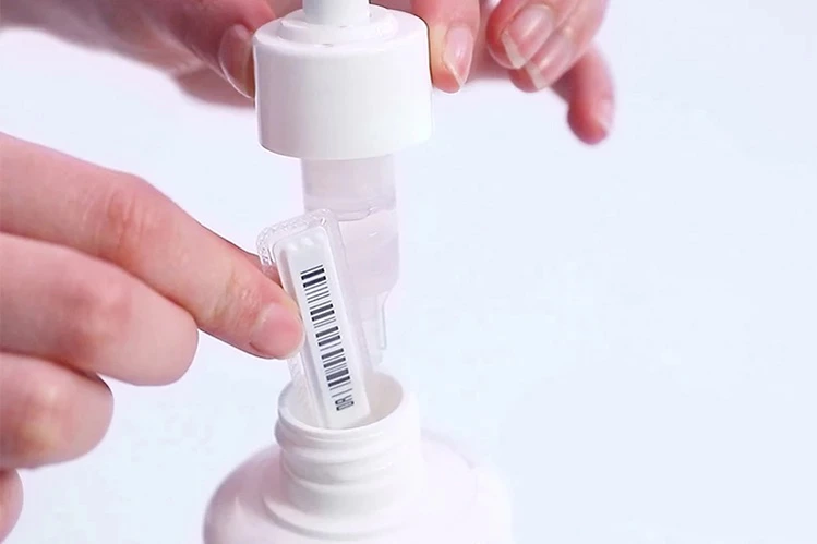 AM003 EAS AM 58KHz magnetic anti theft waterproof security barocde DR Label for non-edible liquid products