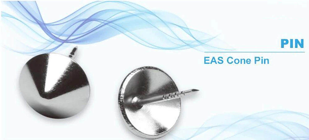PN007 Magnetic lock eas security tag cone metal pin