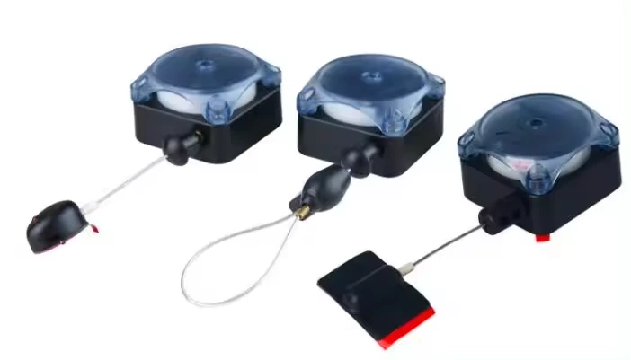 PB002 Alarm security retractable anti theft pull wire box