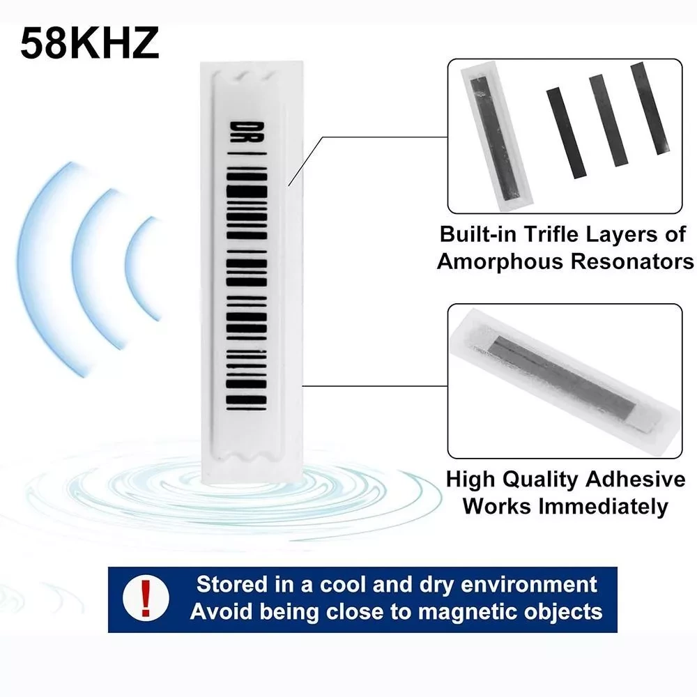 AM001 Retail store 58KHz AM anti theft security label made in China DR label