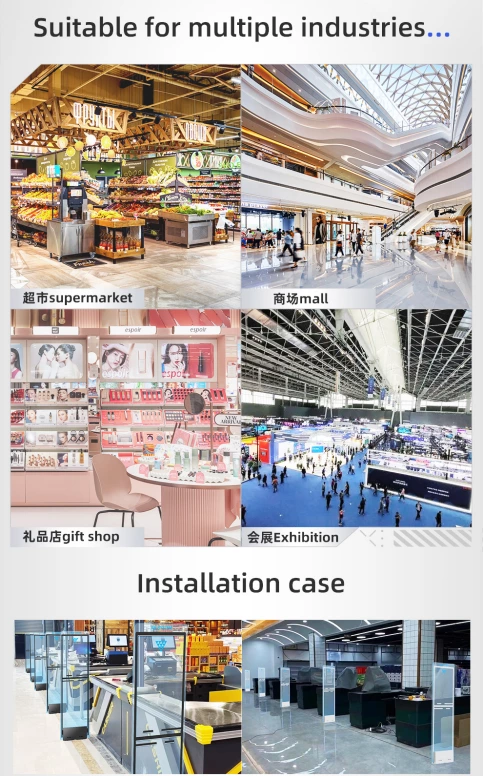 X-90 AM Acrylic System with Remote Control Features For Shopping Mall Loss Prevention